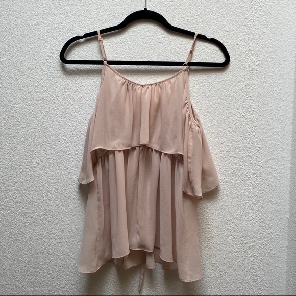 ASOS Cold Shoulder Tank Size 6, sheer - Picture 4 of 4